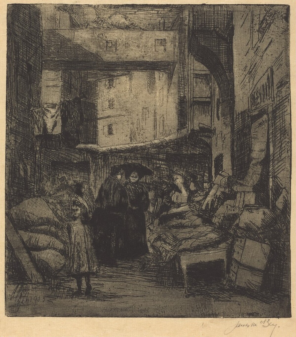Heron's Close by James McBey