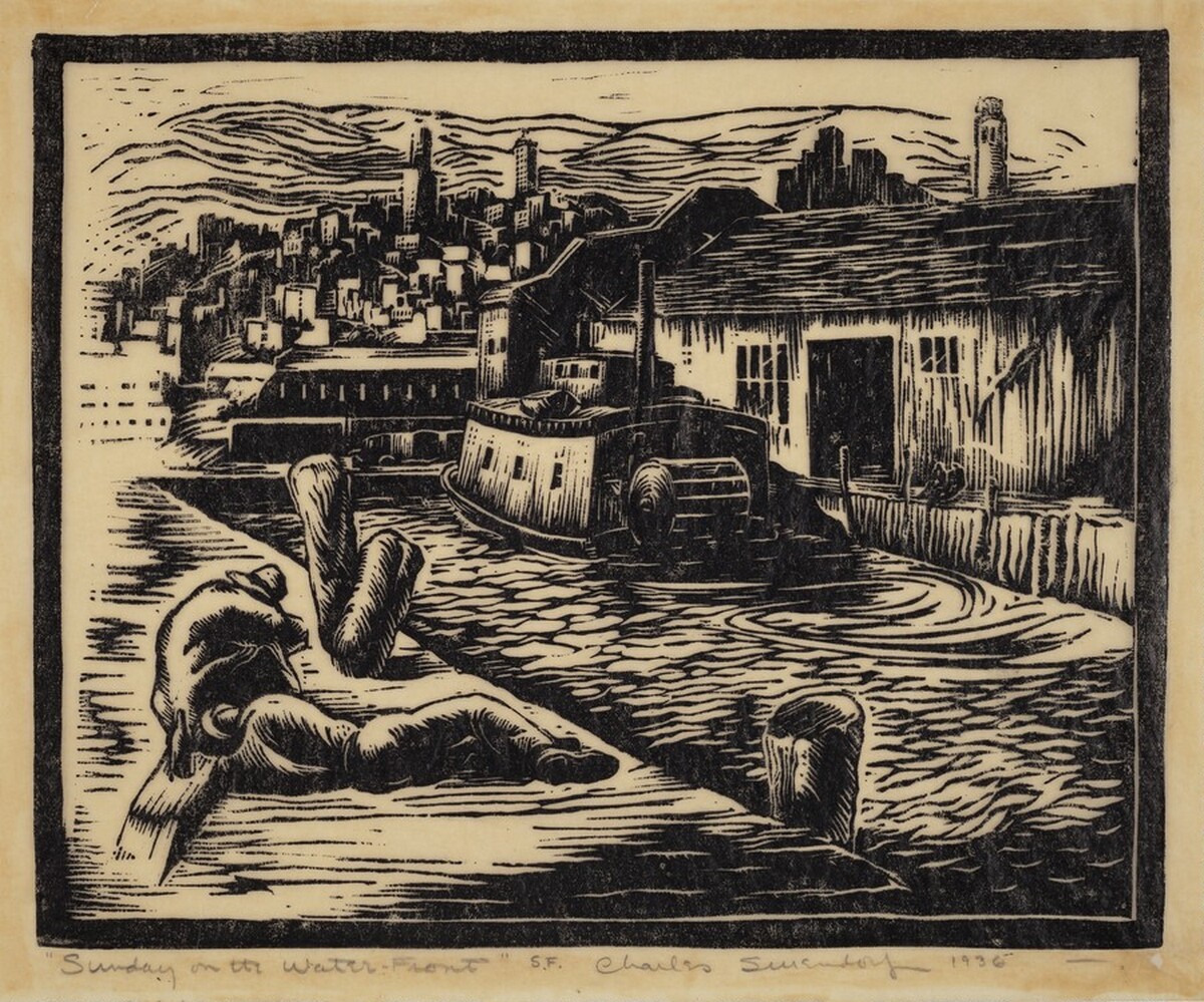 Sunday on the Waterfront by Charles Frederick Surendorf