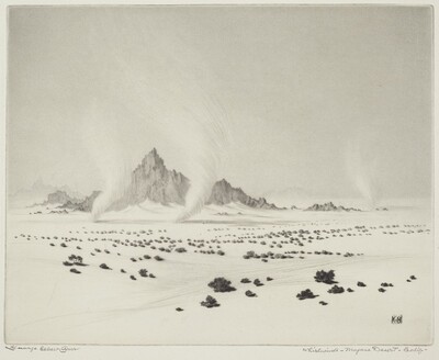 Whirlwinds, Mojave Desert, California (no.3)