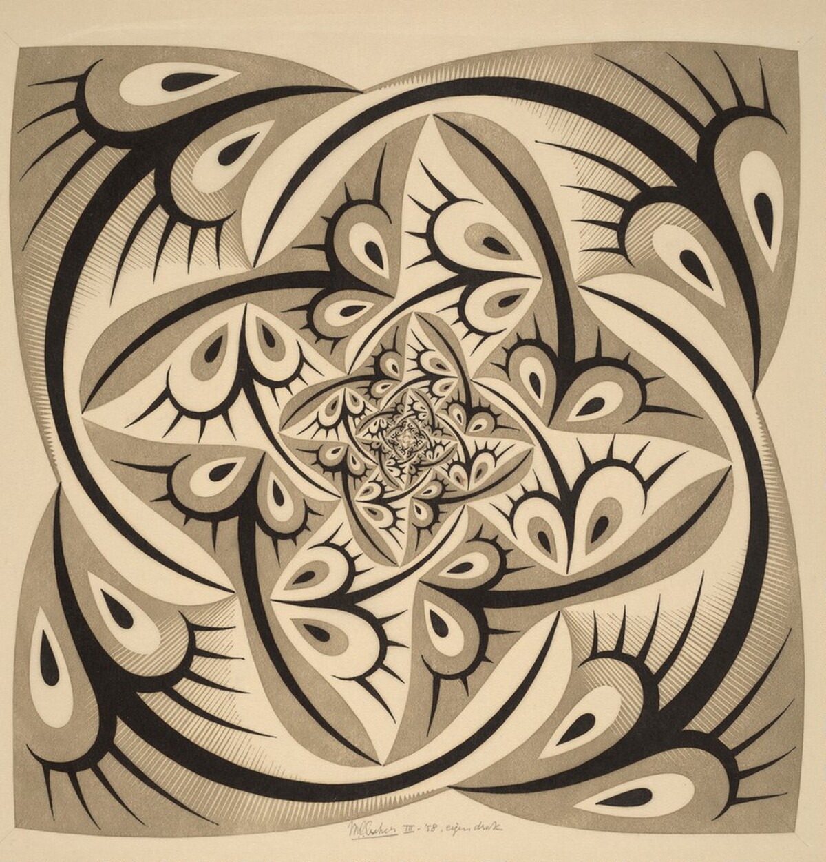 Path of Life II by M.C. Escher