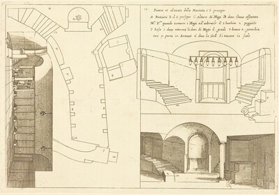 Plan and Elevation of the Church of the Holy Nativity