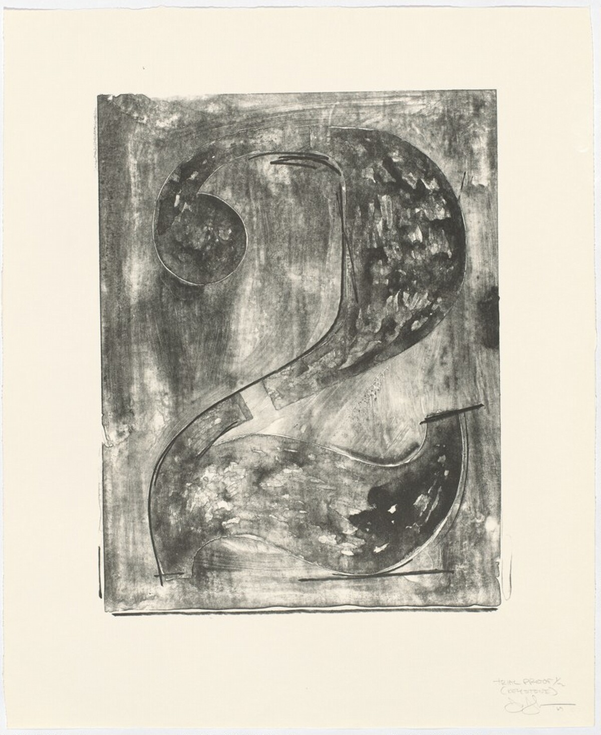 Figure 2 [trial proof] by Jasper Johns