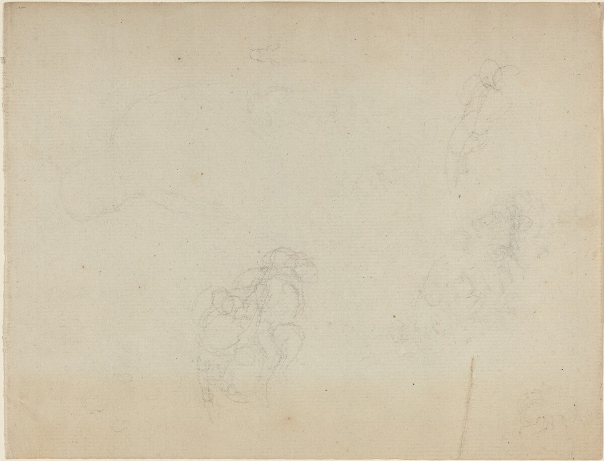 Sheet of Studies [recto and verso] by John Flaxman