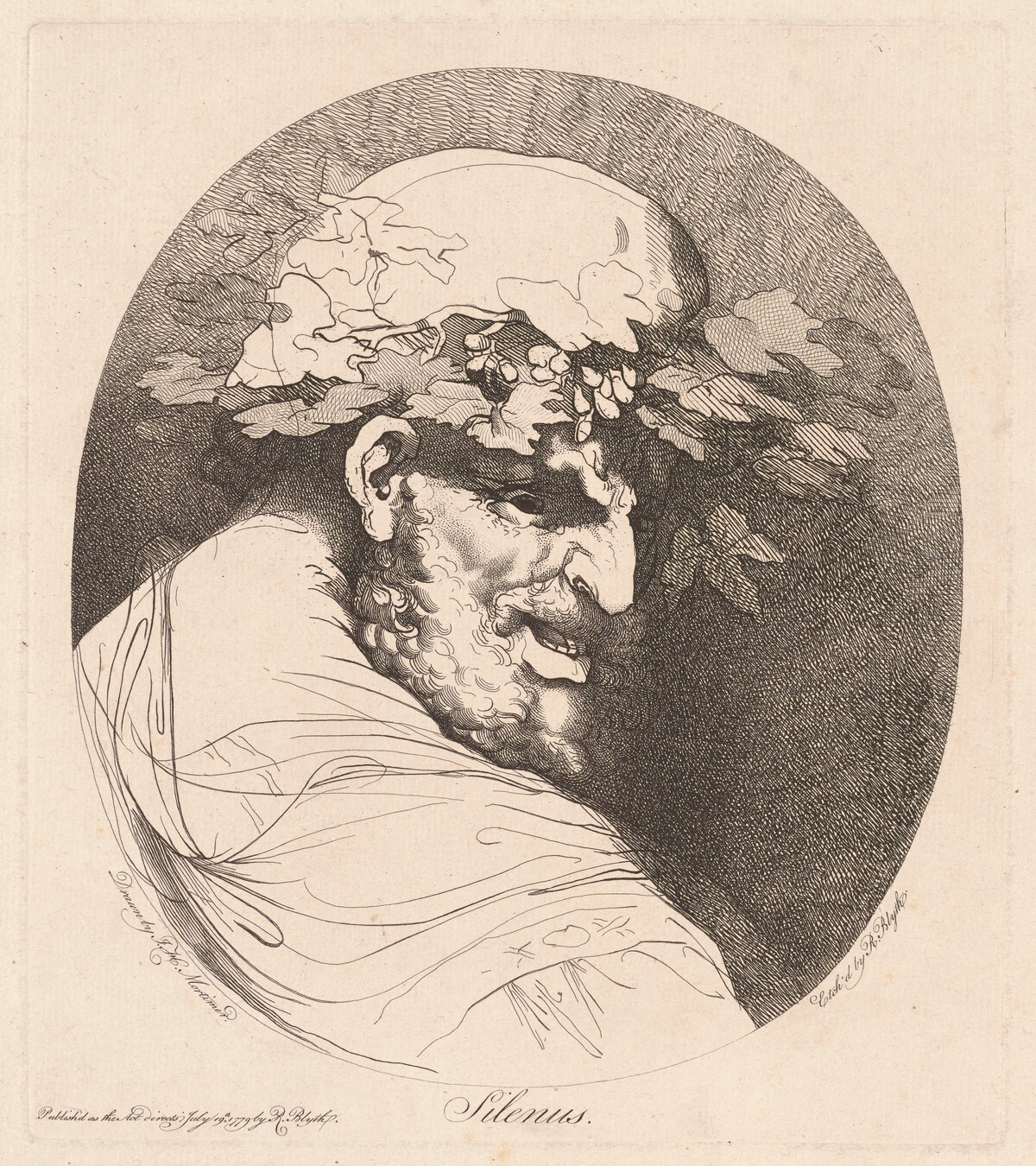 Silenus by Robert Blyth, after John Hamilton Mortimer