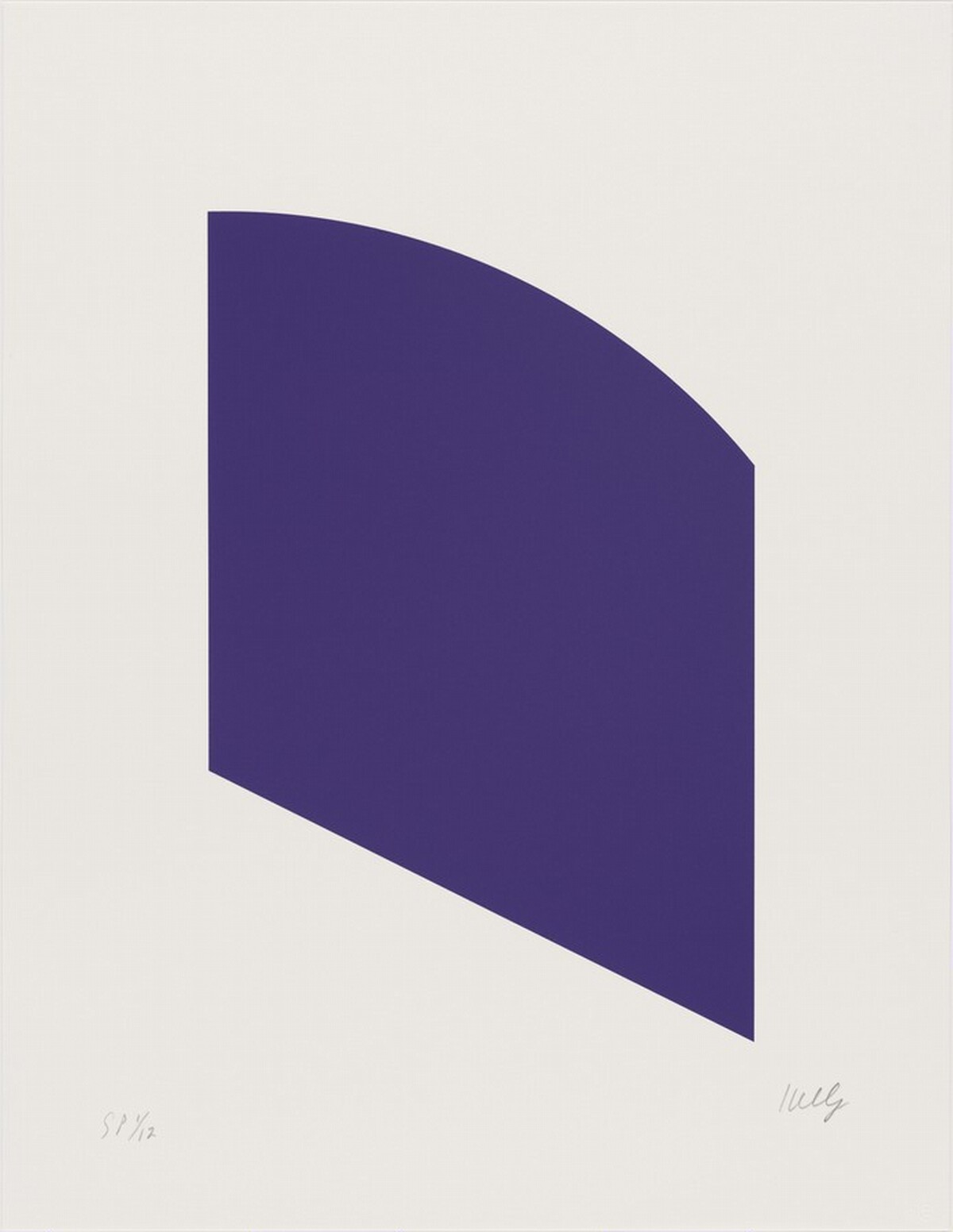 Purple by Ellsworth Kelly