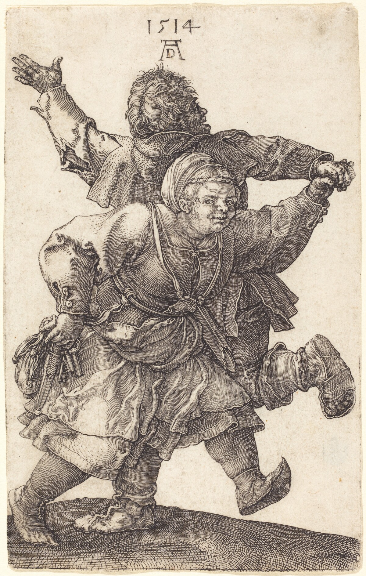 Peasant Couple Dancing by Albrecht Dürer