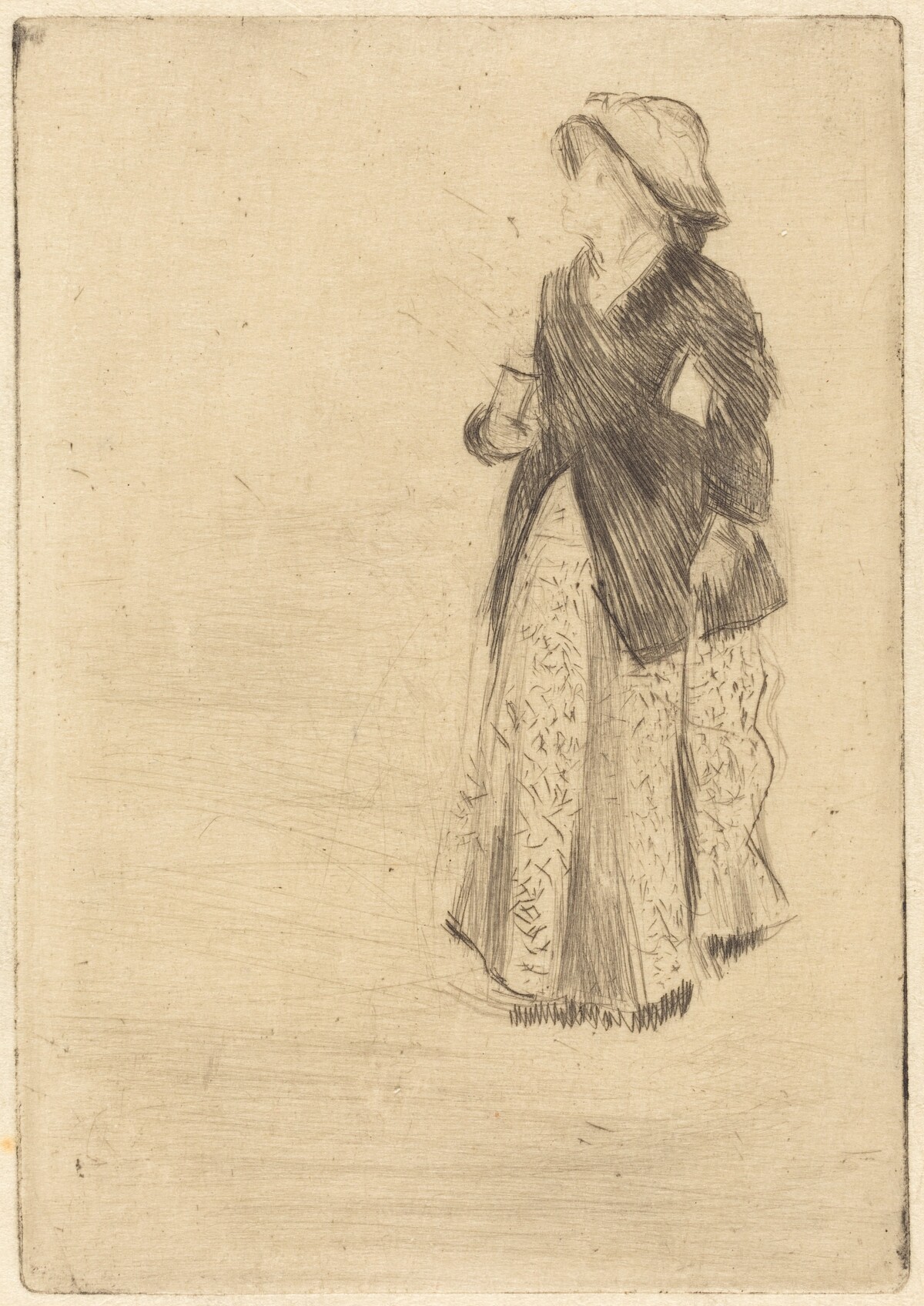The Actress Ellen Andrée by Edgar Degas
