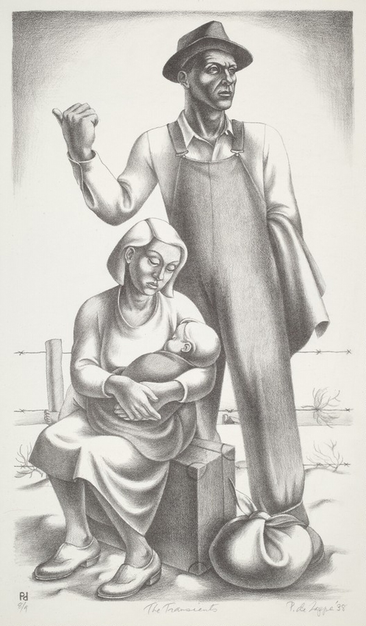 The Transients by Phyllis (Pele) De Lappe