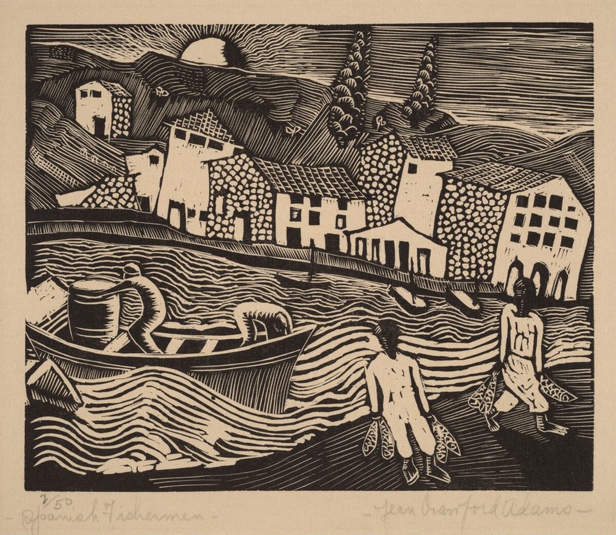 Spanish Fisherman by Jean Crawford Adams