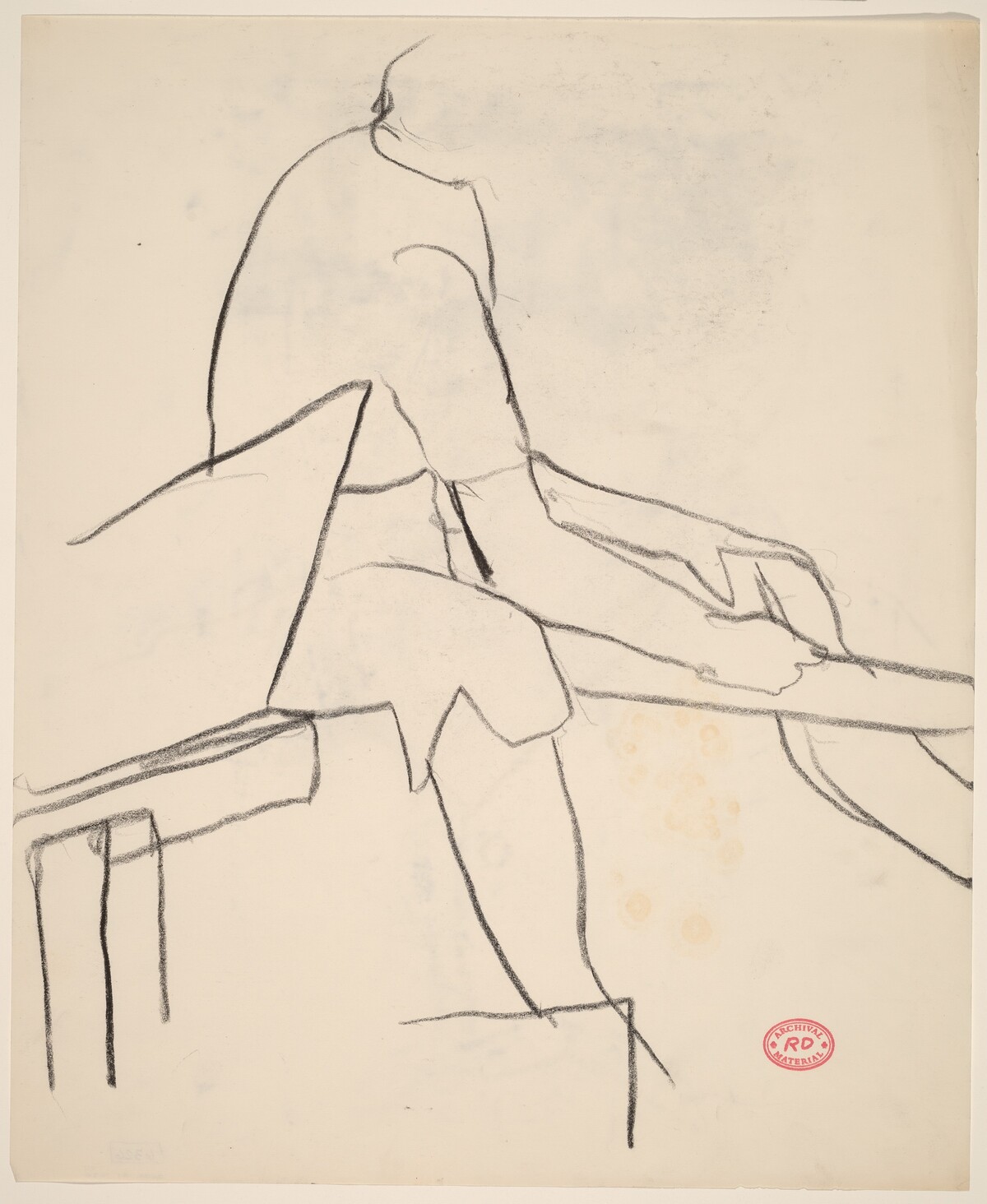 Untitled [seated figure] by Richard Diebenkorn