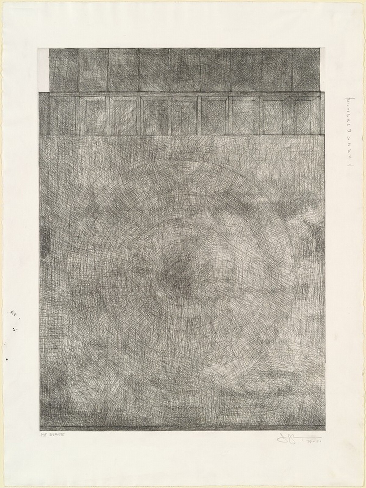 Target with Plaster Casts [state proof of 1st state] by Jasper Johns