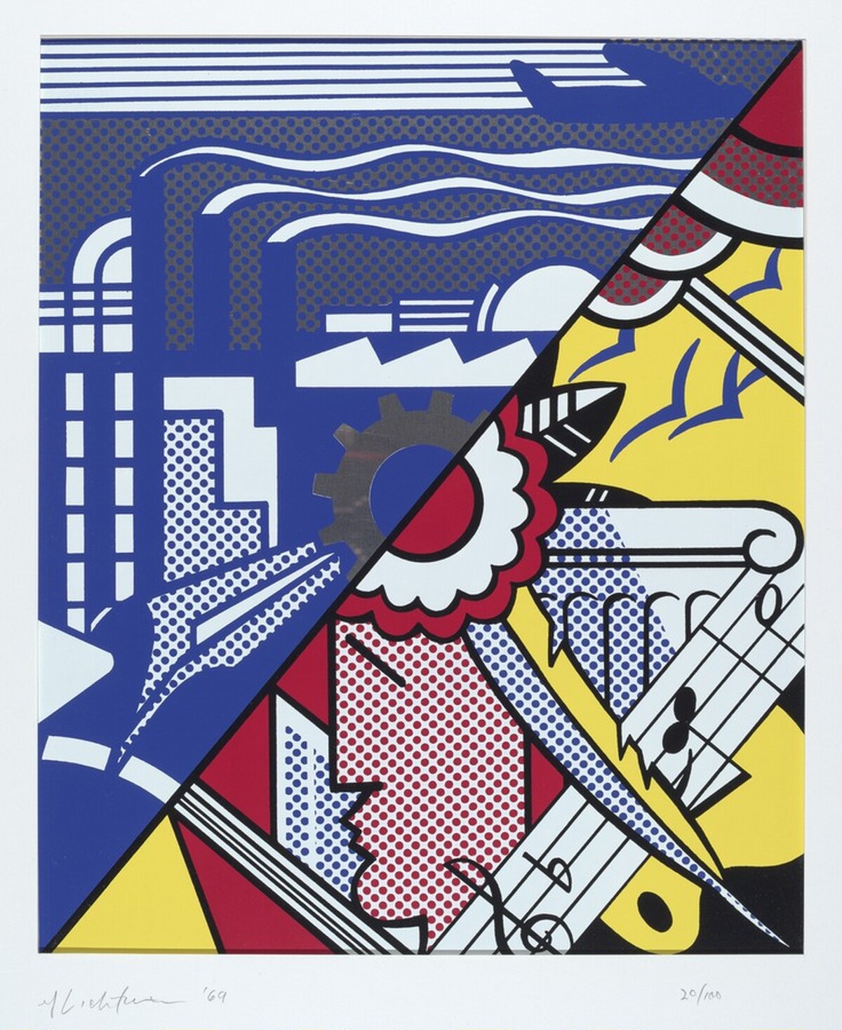Industry and the Arts (I) by Roy Lichtenstein