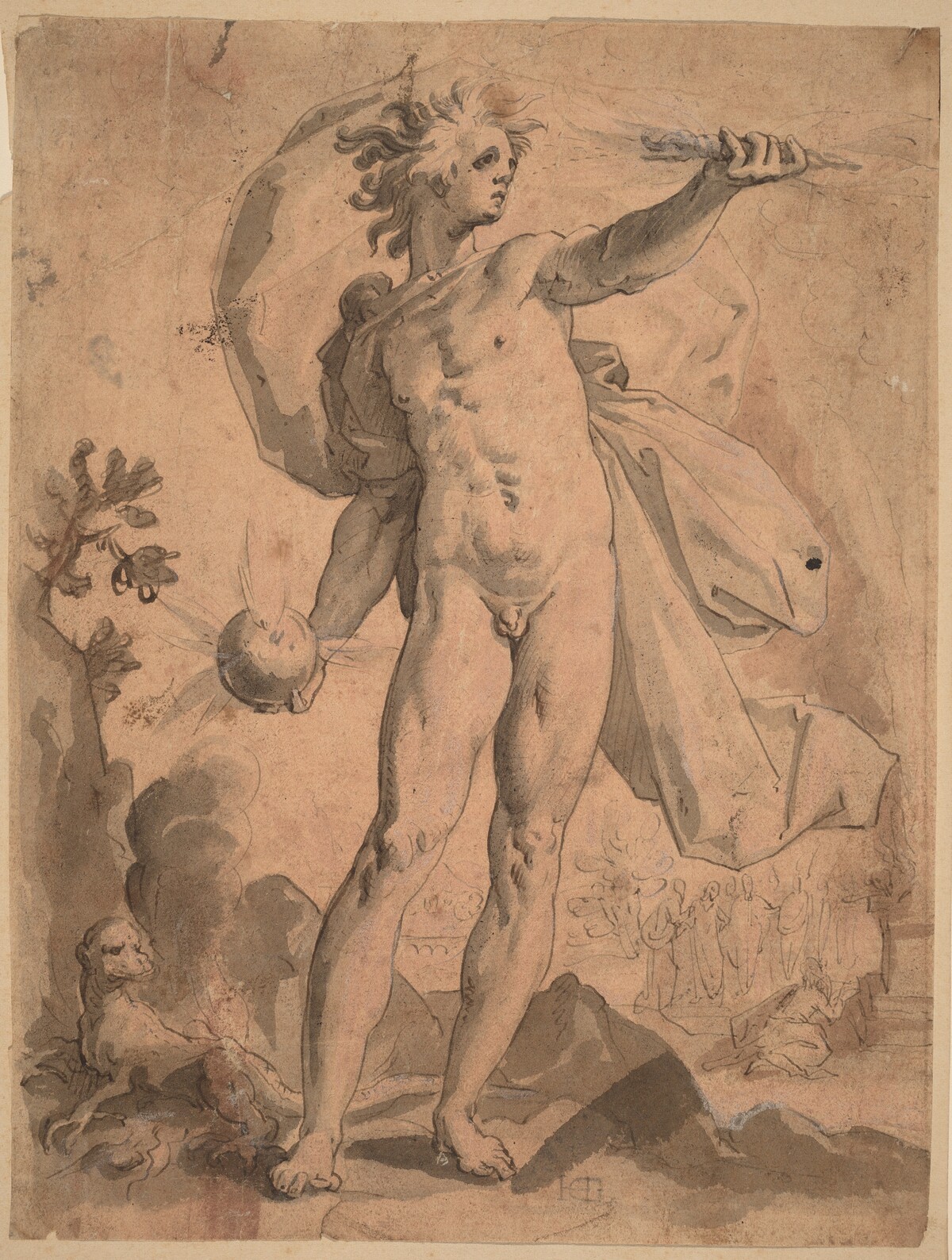 Ignis by Hendrik Goltzius