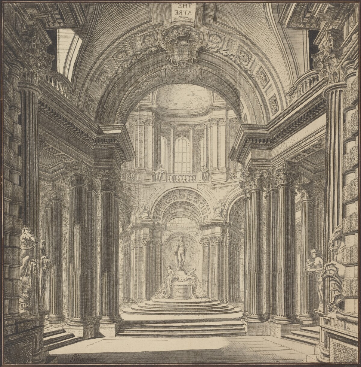 Interior of a Temple by Pierre Varin