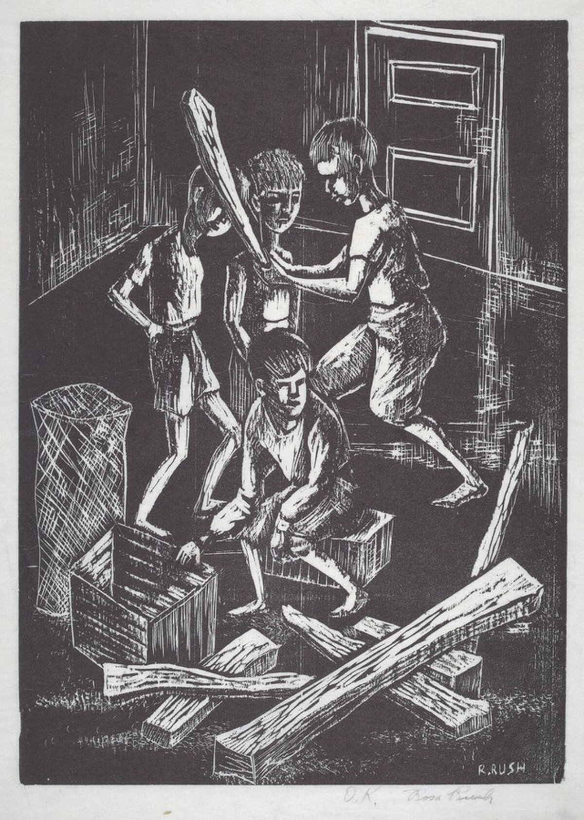 Untitled (Street Game) by Rosalie Rush