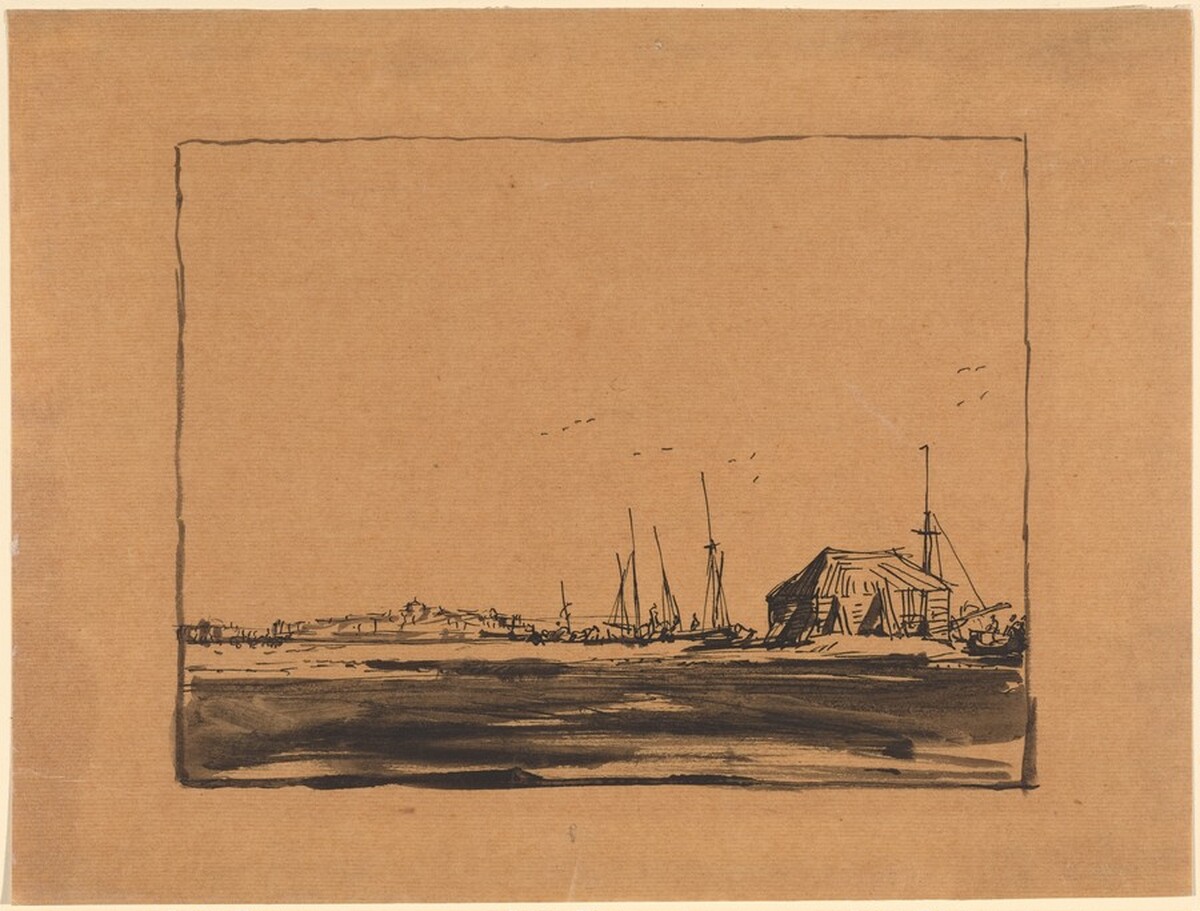 Rye from Camber by Sir Muirhead Bone