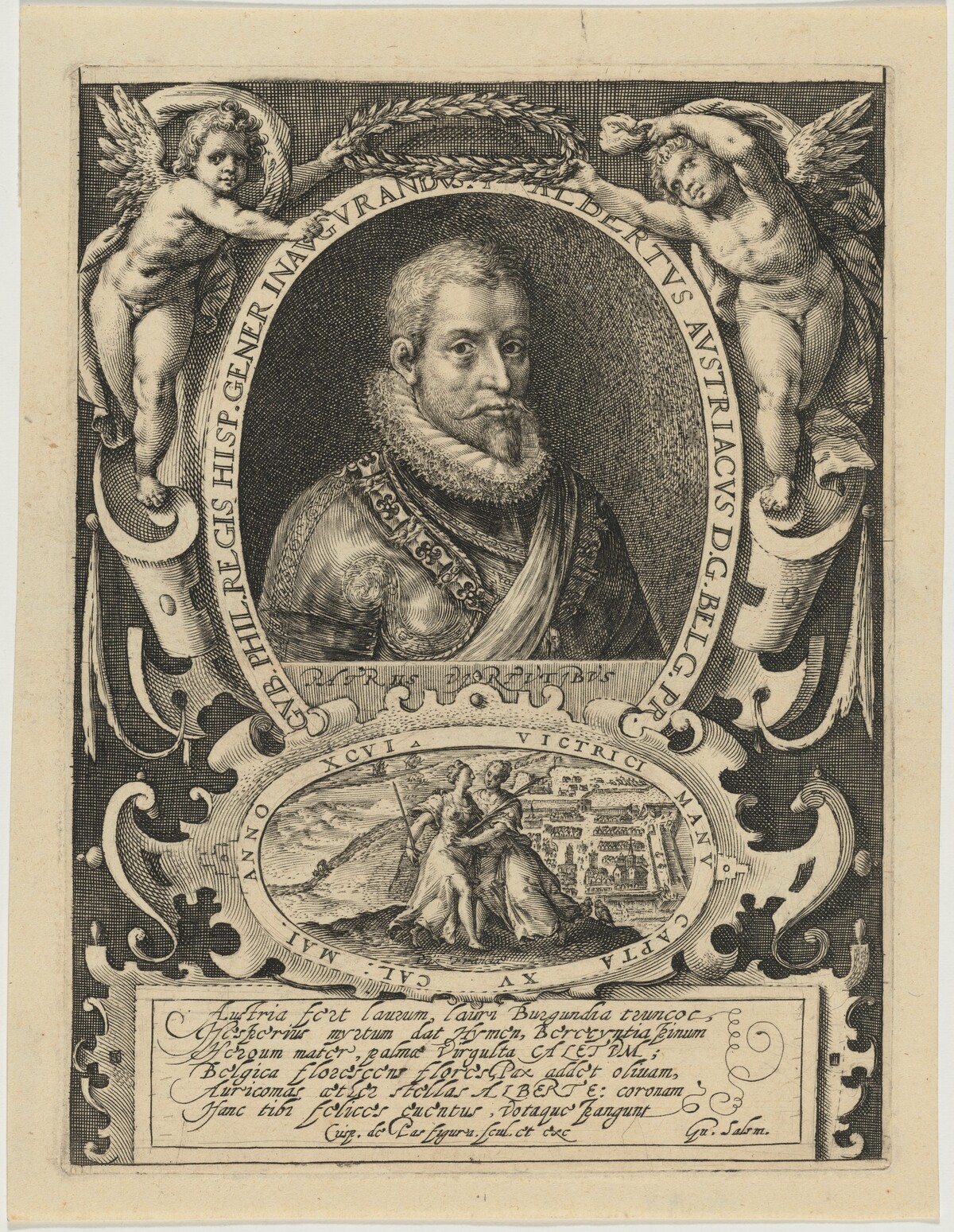 Albert of Austria, Archduke by Crispijn de Passe I