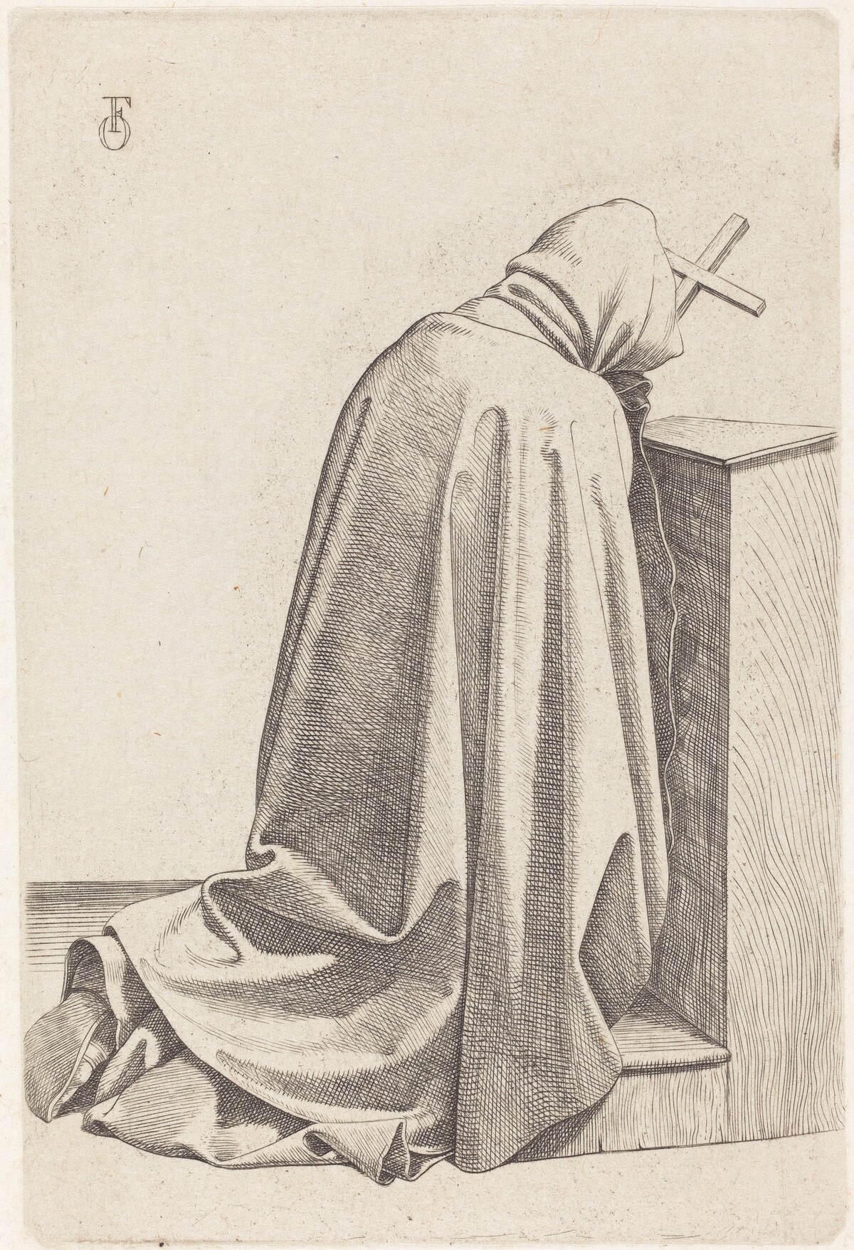 Praying Monk by Johann Friedrich Overbeck