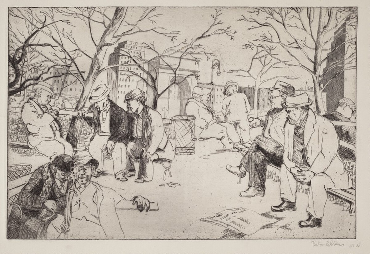 Untitled (Washington Square Park) by Rita E. Albers