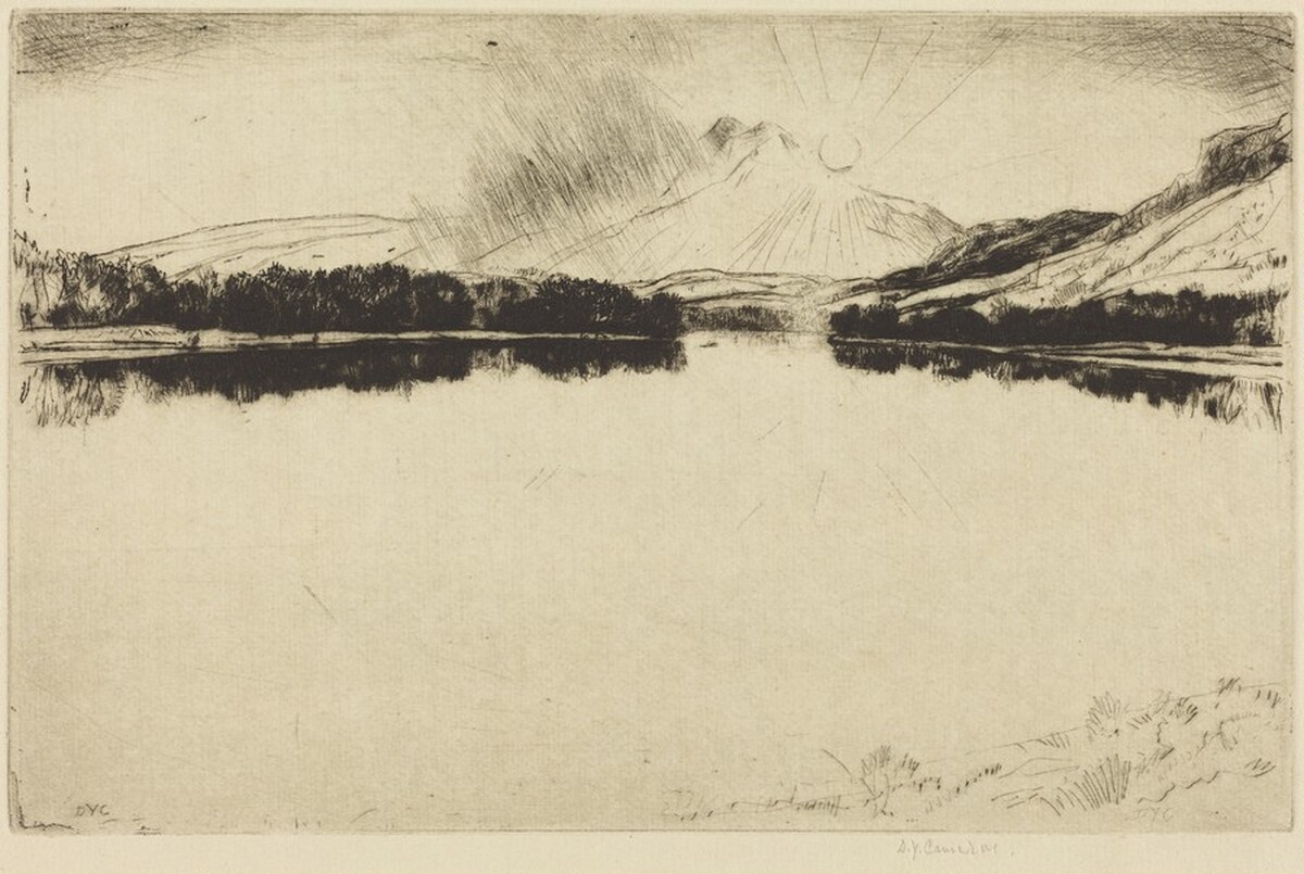 Lake of Menteith, No. II by David Young Cameron