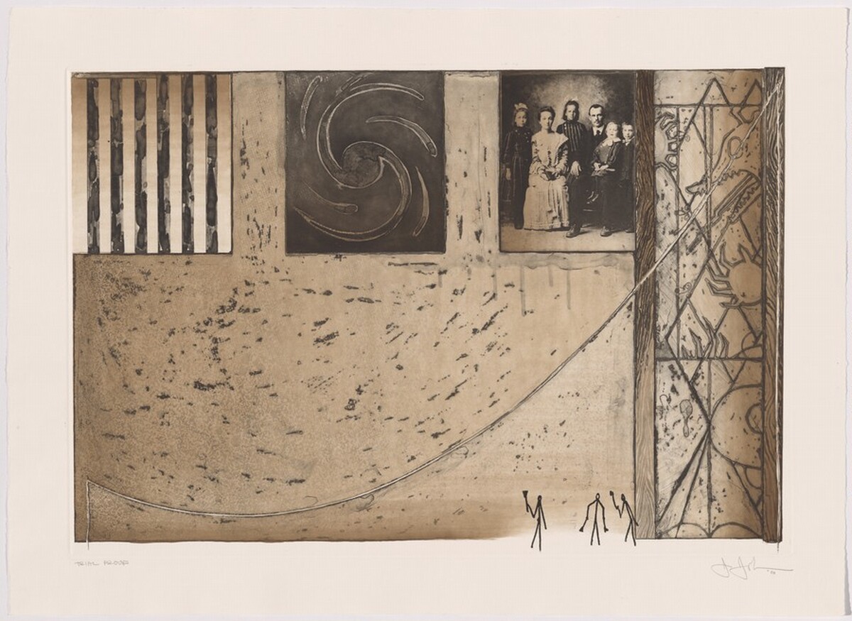 Untitled [trial proof] by Jasper Johns
