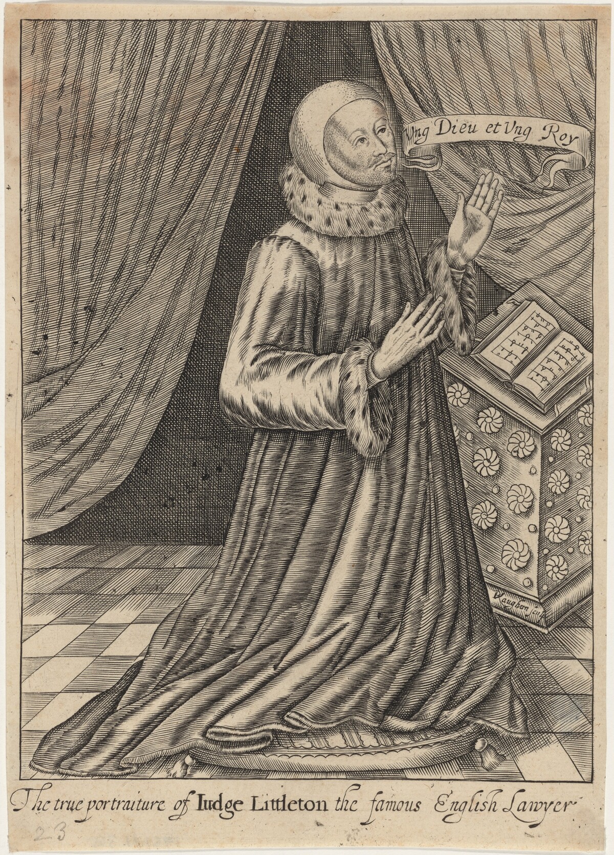 Sir Thomas Lyttleton, Lawyer by Robert Vaughan