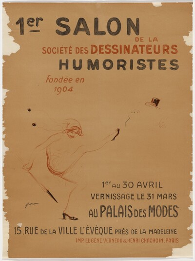 "1er Salon des Humoristes, Palais des Modes (First Exhibition of the Humorists, Palace of Style)