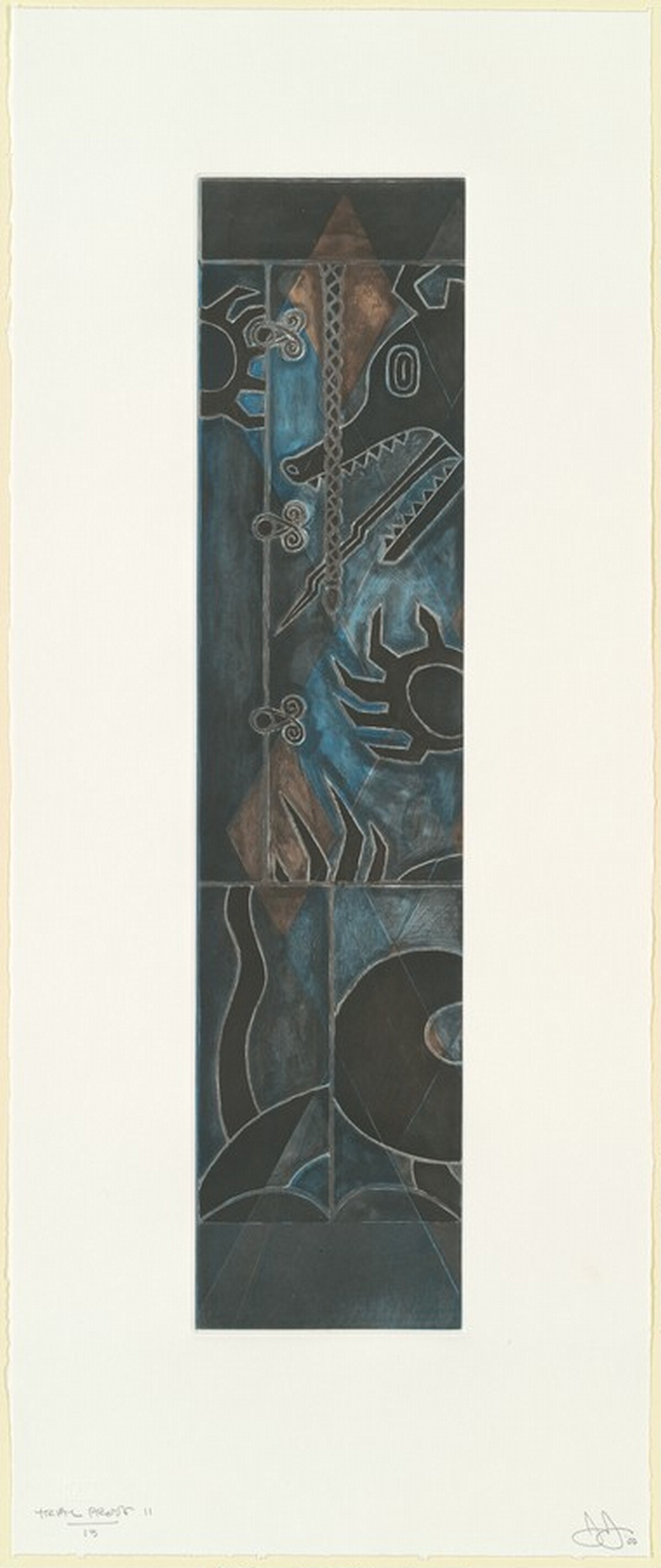Two Costumes [trial proof 11] by Jasper Johns