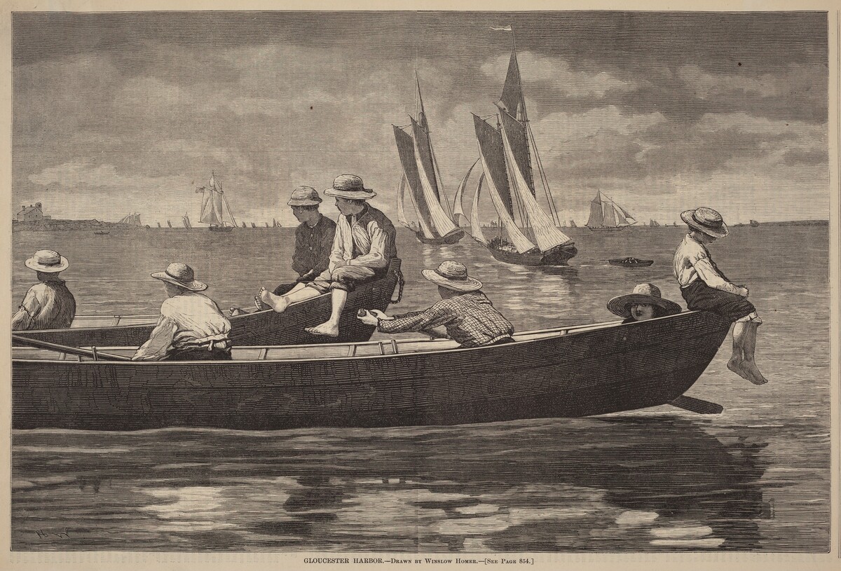 Gloucester Harbor by after Winslow Homer