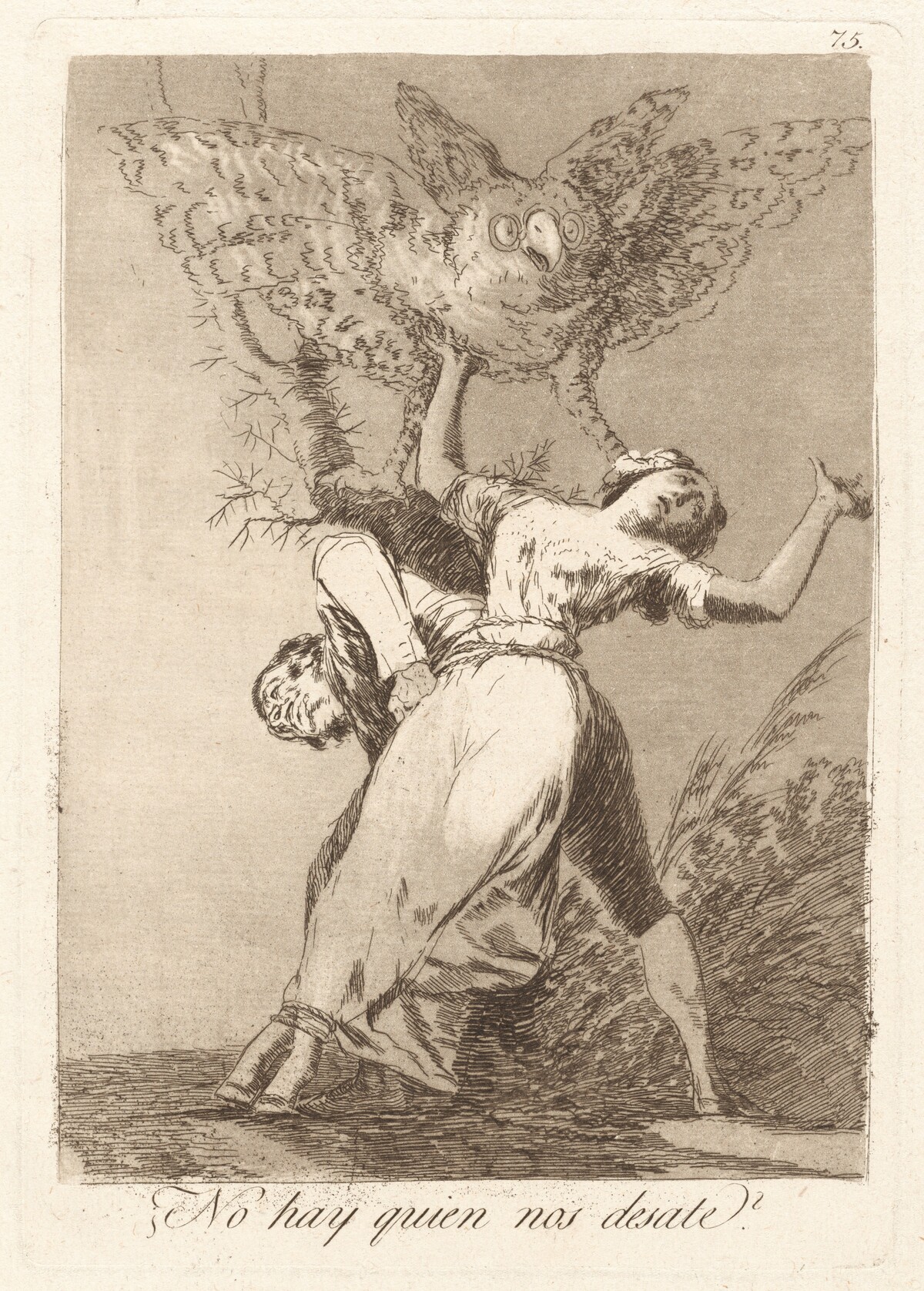 No hay quien nos desate? (Can't Anyone Untie Us?) by Francisco Goya