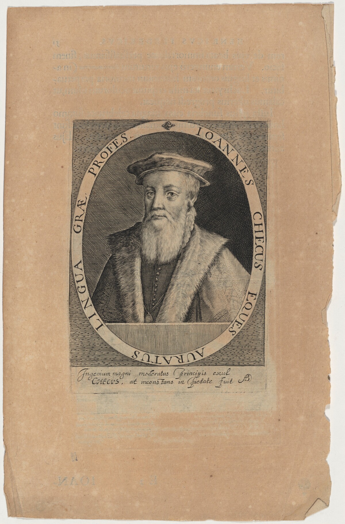 Sir John Cheke, Tutor to Edward VI by Willem de Passe and Magdalena de Passe