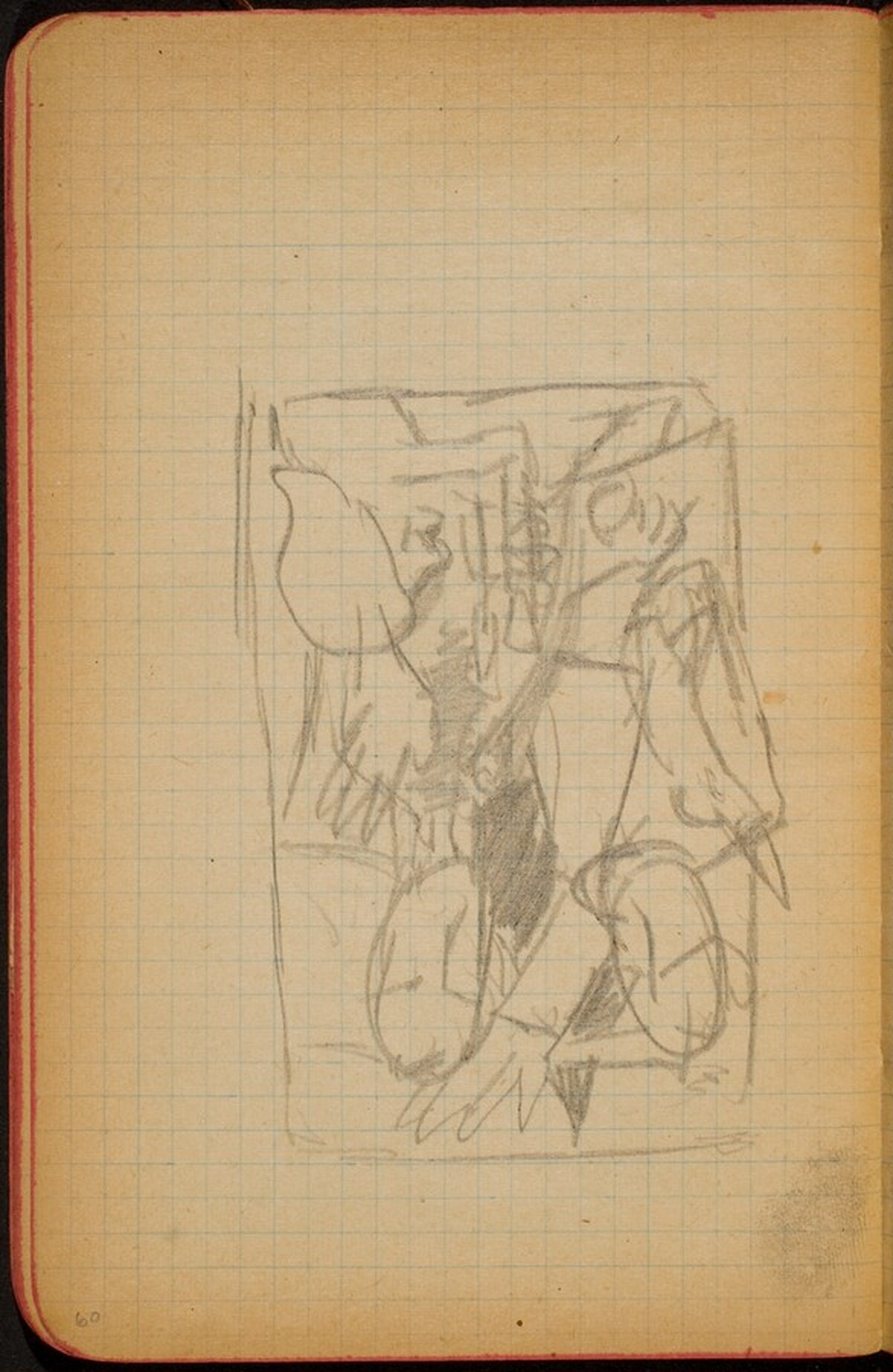 Mehrfigurige Kompositionsskizze (Figural Composition) [p. 60] by Max Beckmann