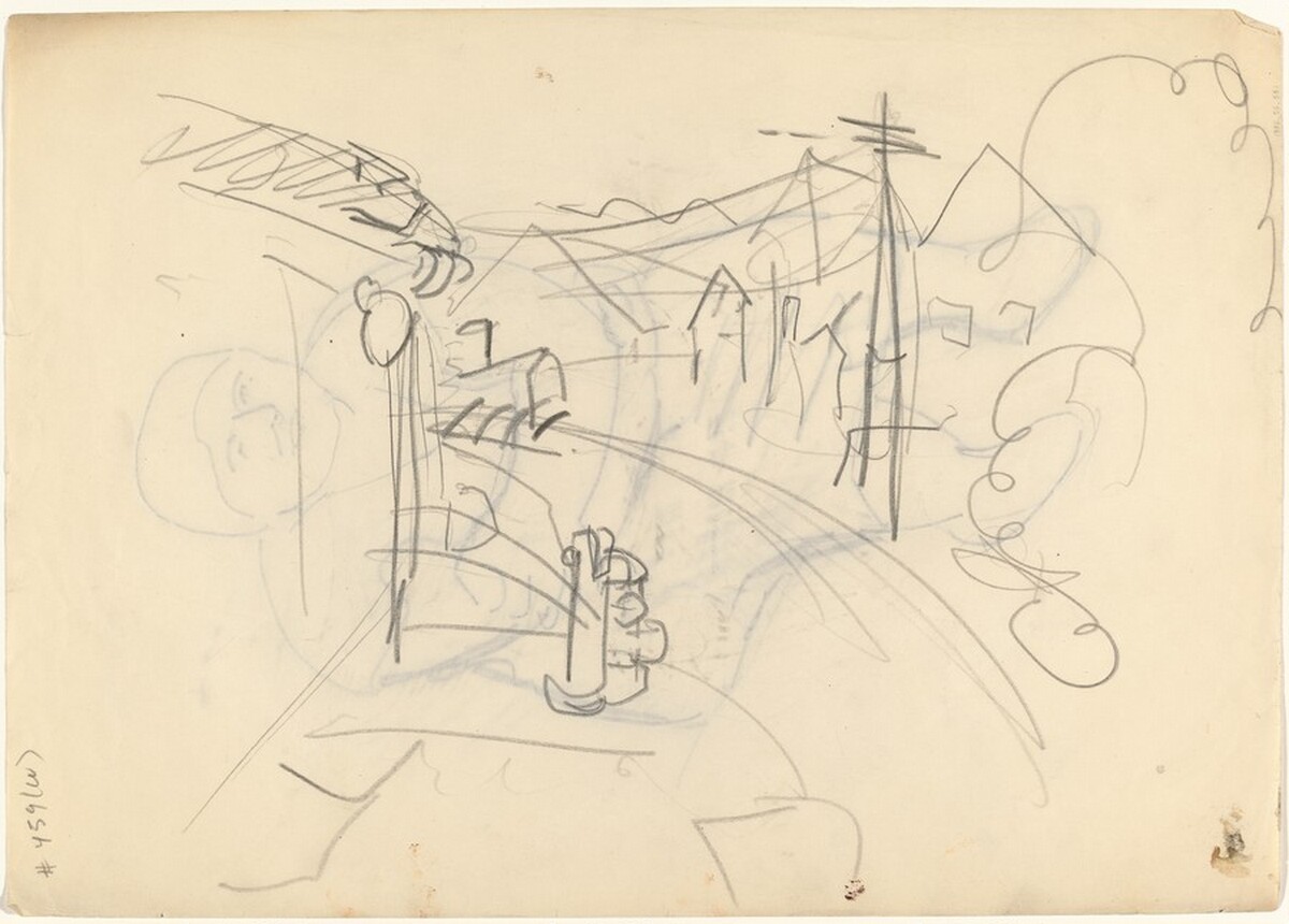 City Landscape [verso] by Mark Rothko