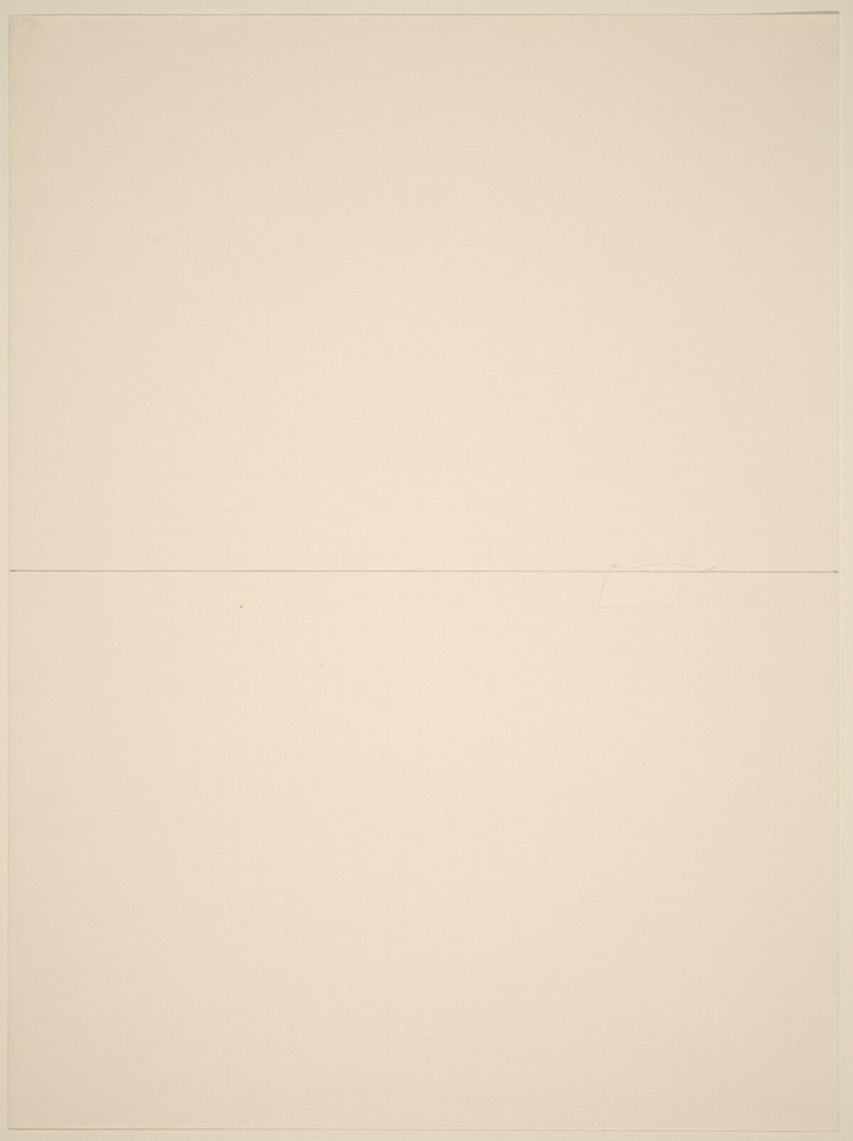One Room Drawing #1 by Richard Tuttle