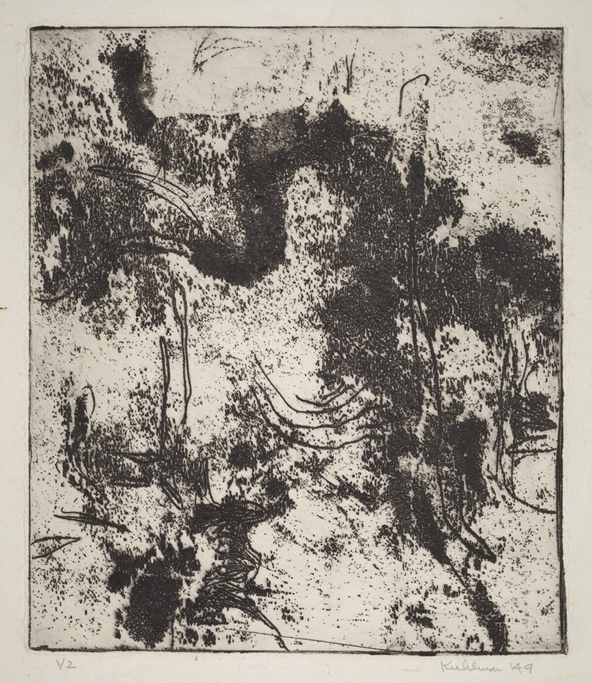 Untitled (Abstract Composition #1) by Walt Kuhlman
