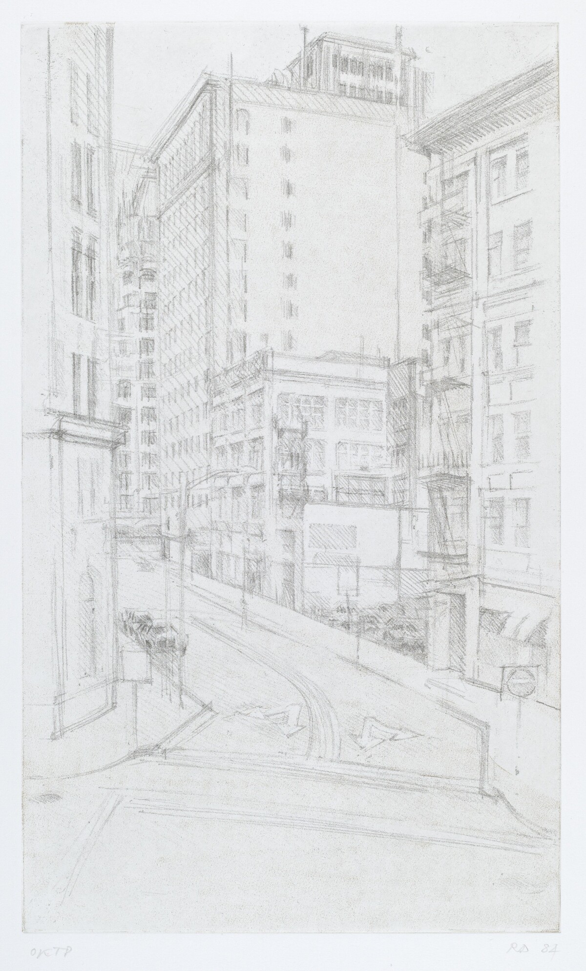 Latham Square by Rackstraw Downes