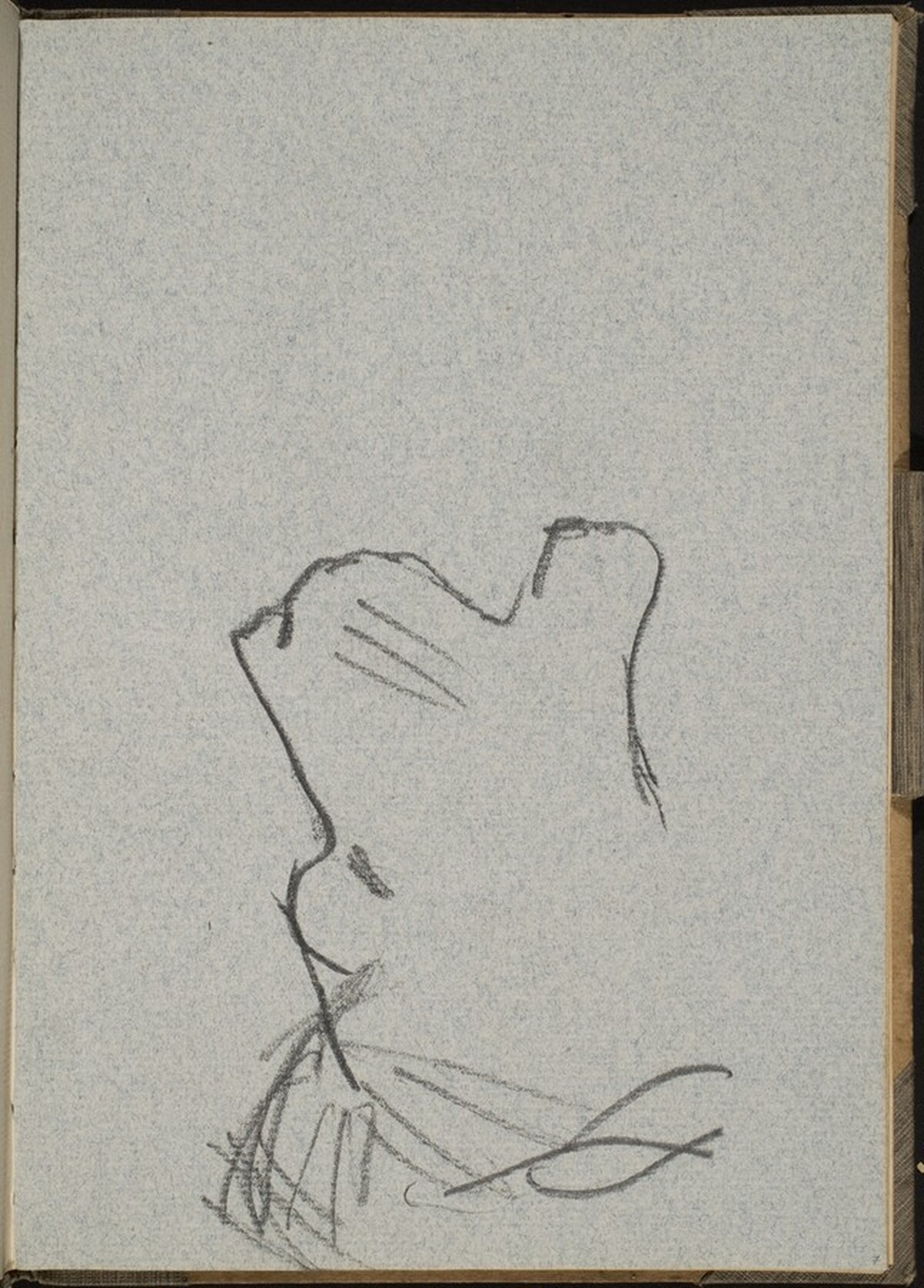 Löwenkopf im Profil (Lion Profile) [p. 7] by Max Beckmann