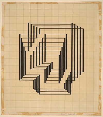 Preparatory drawing for Graphic Tectonics