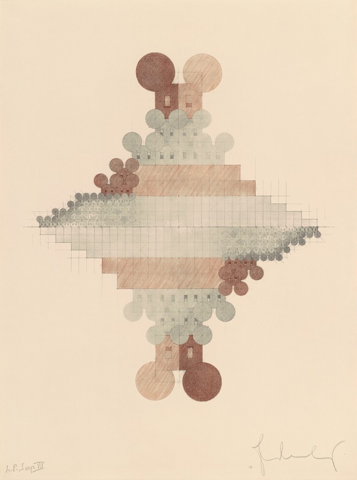 Geometric Mouse Pyramid as an Image of the Electoral System, Doubled by Claes Oldenburg