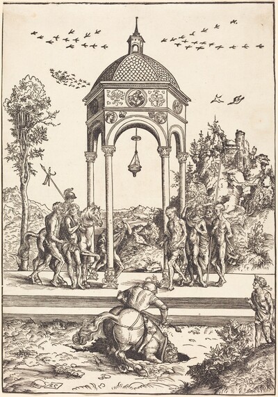 Marcus Curtius Plunging into the Chasm