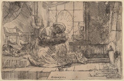The Virgin and Child with the Cat and Snake