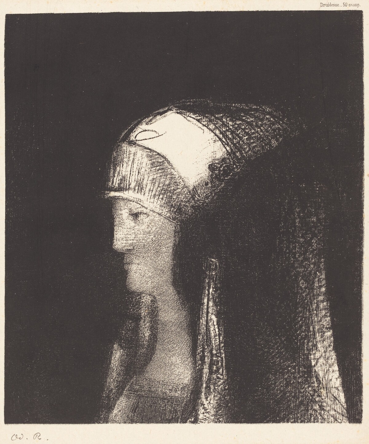 Druidesse by Odilon Redon