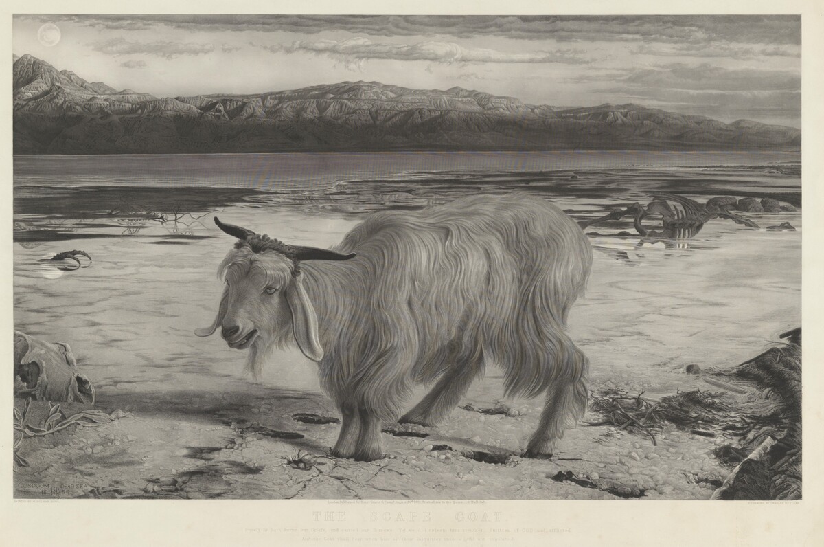 The Scapegoat by Charles Mottram after William Holman Hunt