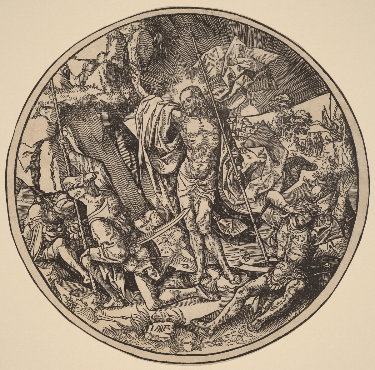 The Resurrection and the Holy Women on Their Way to Christ's Sepulchre by Jacob Cornelisz van Oostsanen
