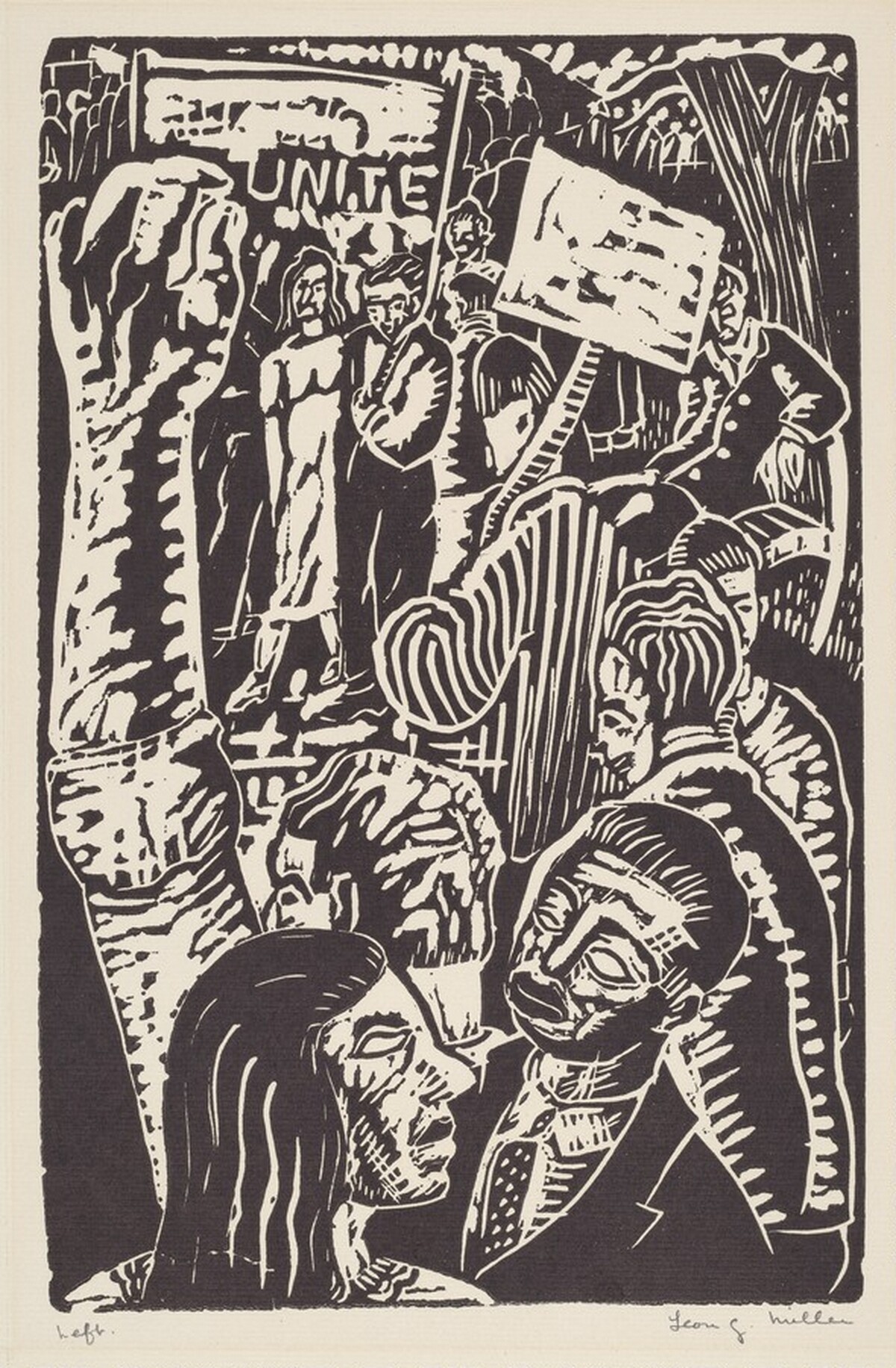 Left by Leon Gordon Miller