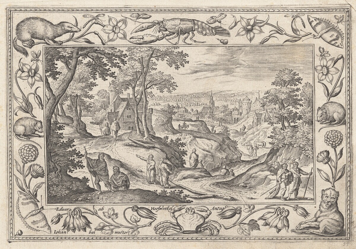 The Sending Out of the Apostles by Adriaen Collaert, after Hans Bol