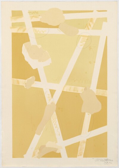 Four Panels from Untitled 1972 [D panel, working proof 17]