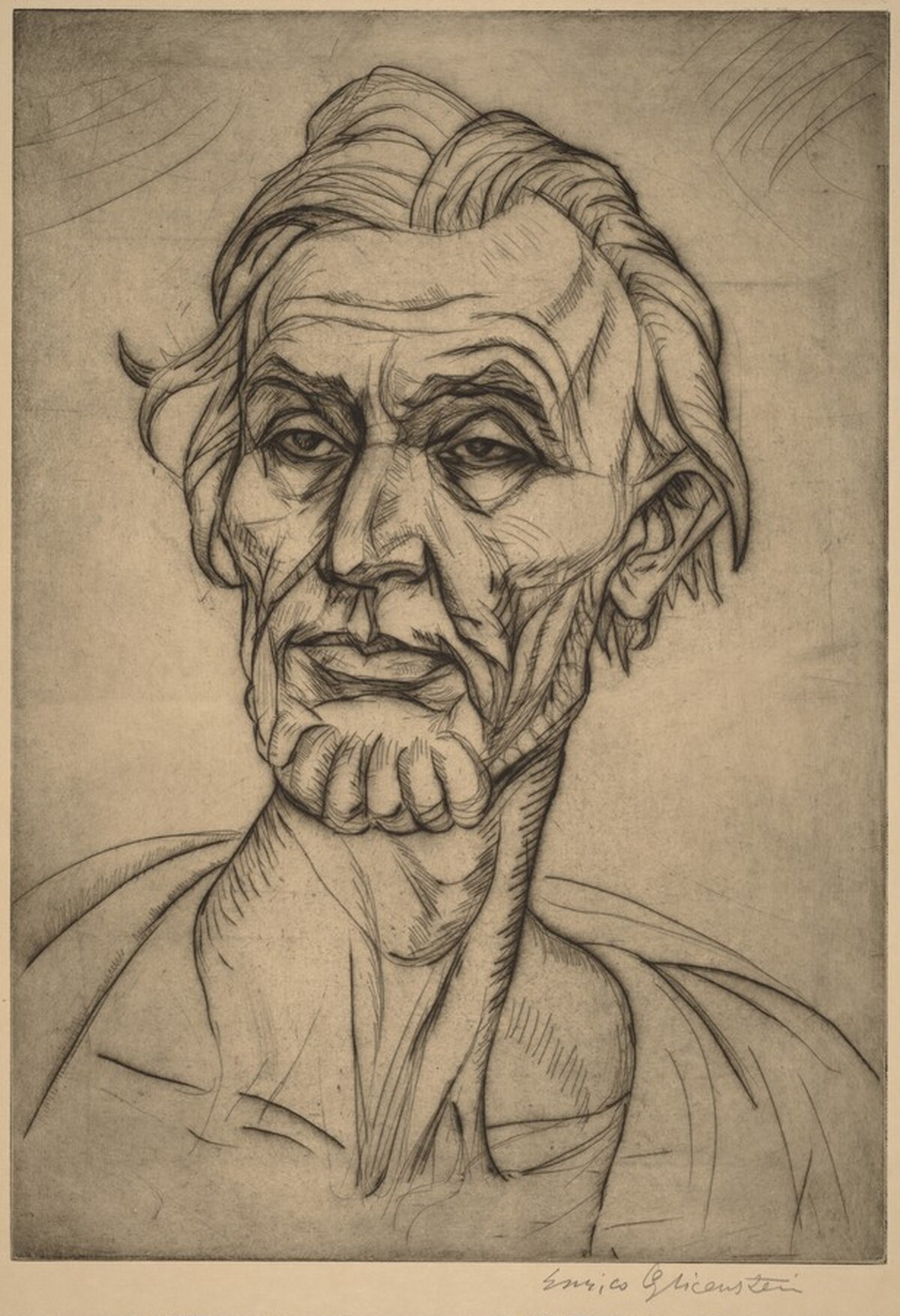 Lincoln by Henryk Glicenstein