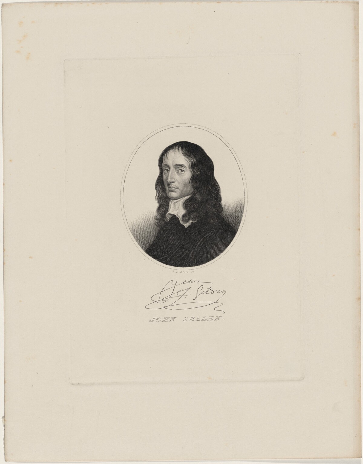John Selden by W. J. Alais