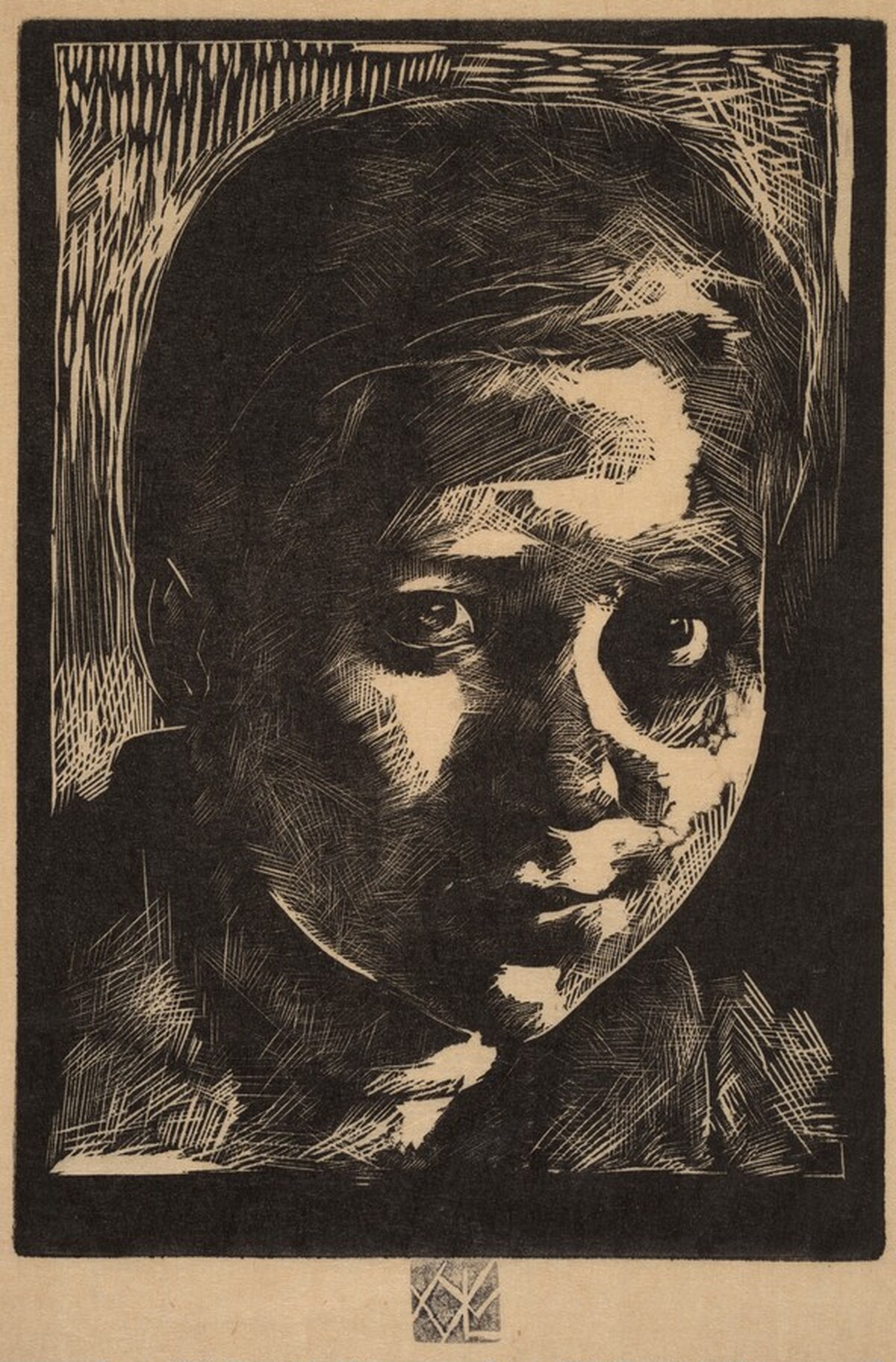 Head of a Girl by Nandor Lajos Varga